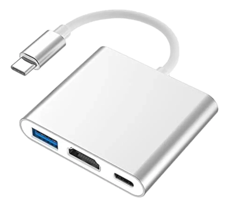 ADAPTADOR USB TIPO C 3 EN 1 CON HDMI PARA CONEXIONES VERSATILES - 1