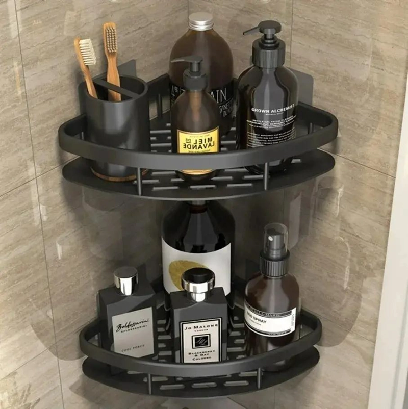 ORGANIZADOR DE DUCHA Y COCINA EN ACERO INOXIDABLE ADHESIVO - 3