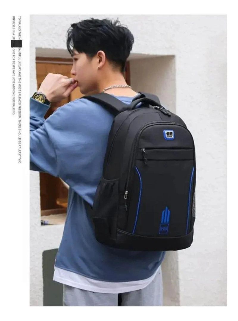 MOCHILA ESCOLAR JUVENIL IMPERMEABLE GRAN CAPACIDAD - 9