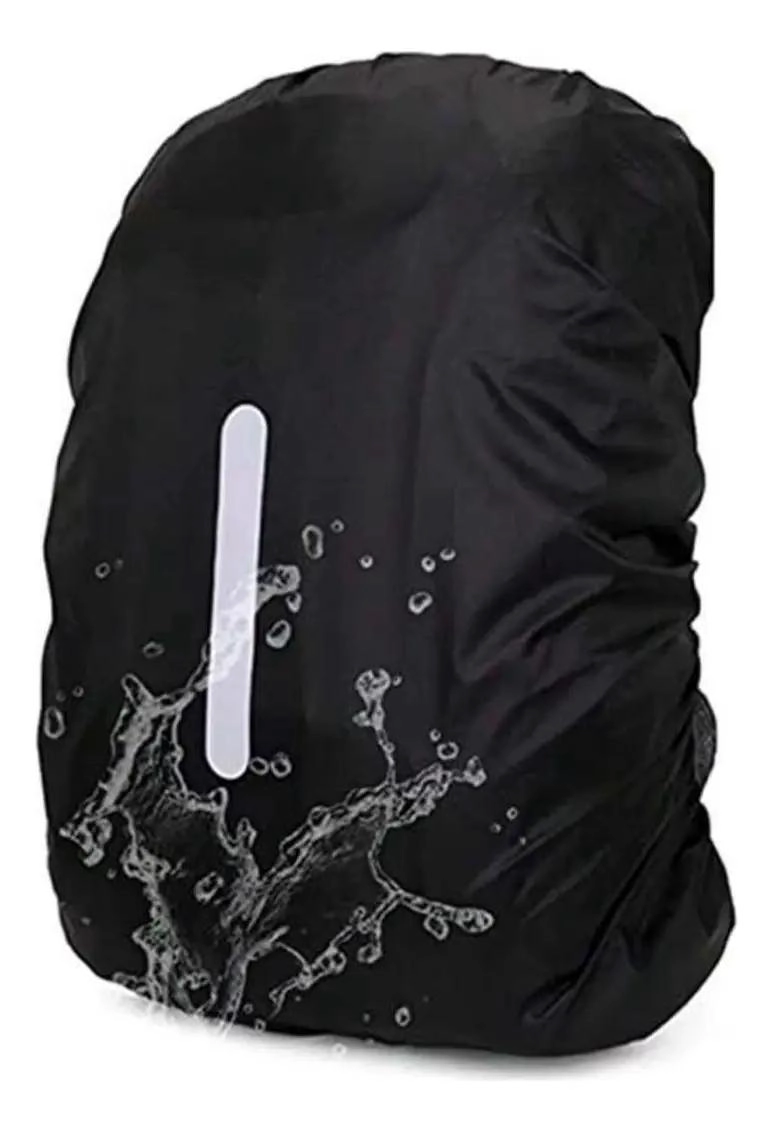 CUBRE MOCHILA IMPERMEABLE REFLECTANTE PARA 60 LITROS - 4