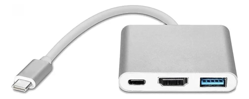ADAPTADOR TIPO C A HDMI Y USB PD 3 EN 1 - 1