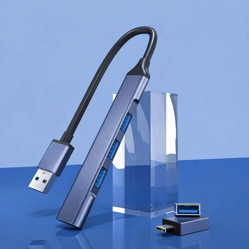 HUB USB DE 4 PUERTOS TIPO C PARA CONECTAR DISPOSITIVOS - 6