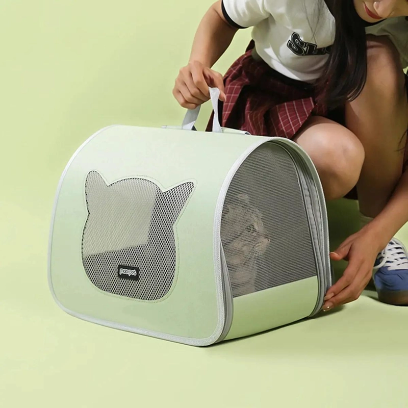 MOCHILA TRANSPORTADORA PARA MASCOTAS PEQUEÑAS Y GATOS - 4
