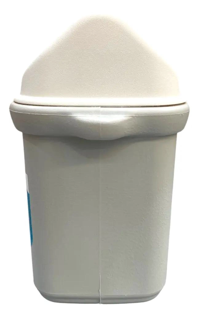 BASURERO TAPA BASCULANTE 6,5 LITROS DISEÑO RESISTENTE - 4