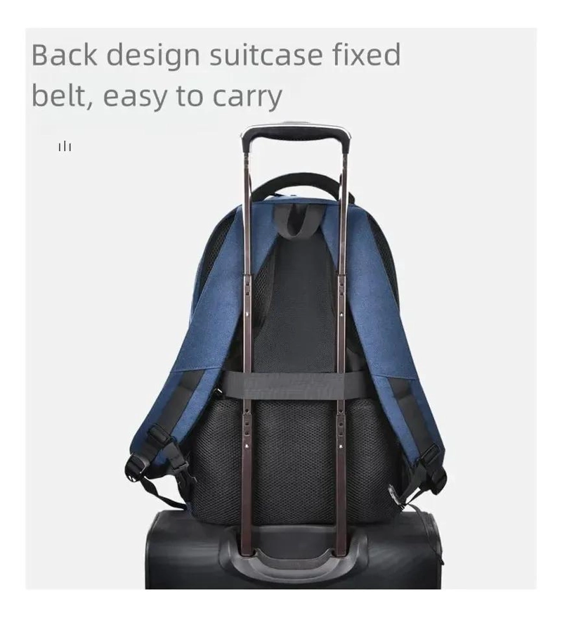 MOCHILA URBANA IMPERMEABLE PARA NOTEBOOK Y VIAJES - 7