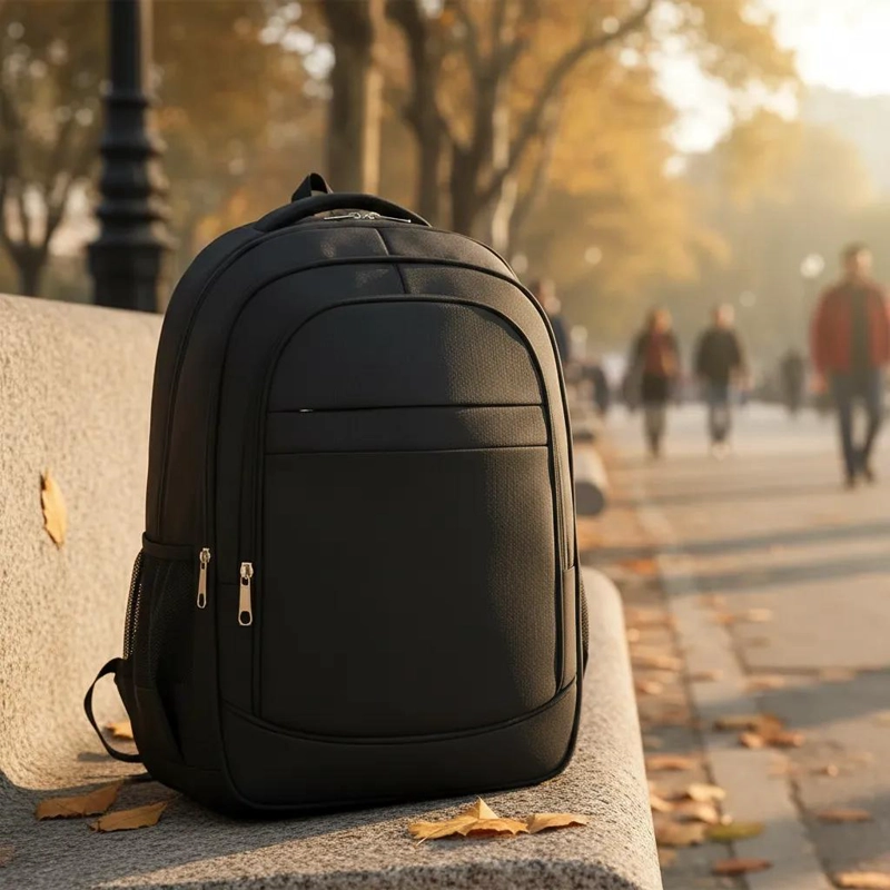 MOCHILA IMPERMEABLE DE 45 LITROS CON BOLSILLO PARA LAPTOP - 1