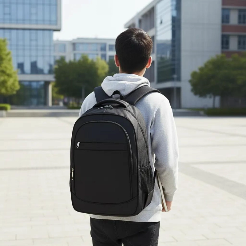 MOCHILA IMPERMEABLE DE 45 LITROS CON BOLSILLO PARA LAPTOP - 10