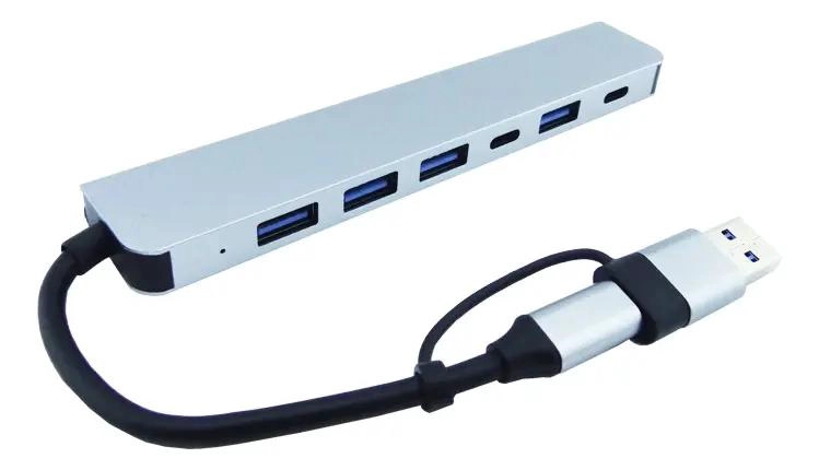ESTACION DE ACOPLAMIENTO MULTIFUNCIONAL 7 PUERTOS USB TIPO C - 3