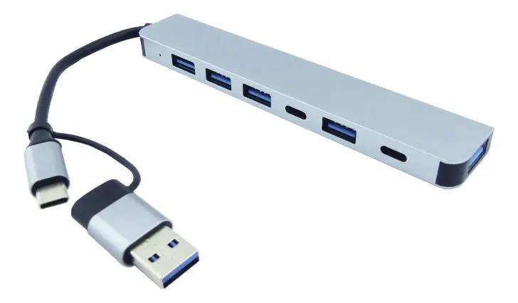 ESTACION DE ACOPLAMIENTO MULTIFUNCIONAL 7 PUERTOS USB TIPO C - 4