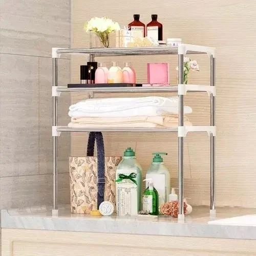 ESTANTE ORGANIZADOR MULTIFUNCIONAL DE 3 NIVELES PARA COCINA Y HOGAR - 2