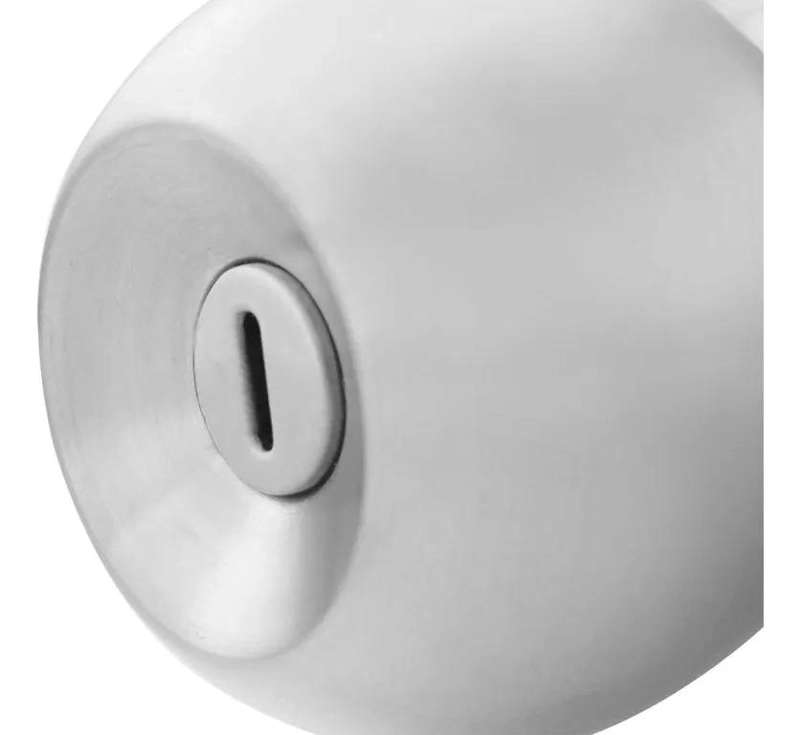 CERRADURA DE BAÑO ACERO INOXIDABLE CON LLAVE INTERIOR - 4