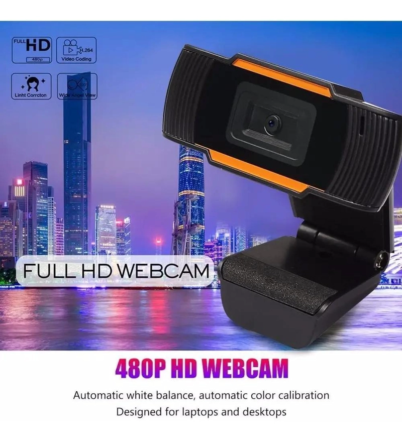 CAMARA USB CON MICROFONO PARA VIDEOCONFERENCIAS Y TELETRABAJO - 3
