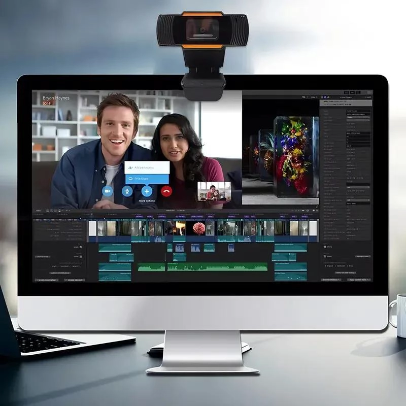CAMARA WEB FULL HD 1080P CON MICROFONO INTEGRADO - 2