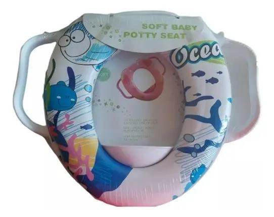 TAPA DE BAÑO ADAPTADOR COLORIDA PARA NIÑAS - 1