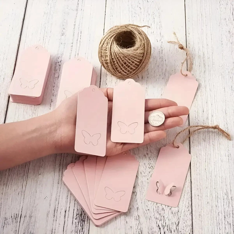 ETIQUETAS DE REGALO DE PAPEL KRAFT PARA EVENTOS ESPECIALES - 1