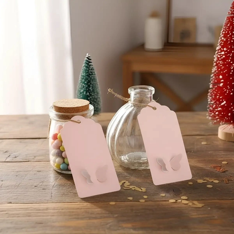 ETIQUETAS DE REGALO DE PAPEL KRAFT PARA EVENTOS ESPECIALES - 5