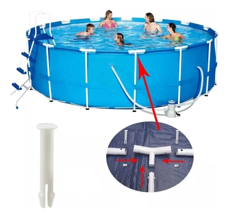 PACK DE 12 PASADORES DE REPUESTO PARA PISCINAS ESTRUCTURALES - 2
