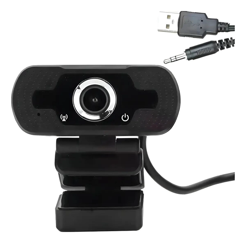 CAMARA USB CON MICROFONO PARA VIDEOCONFERENCIAS Y TELETRABAJO - 2