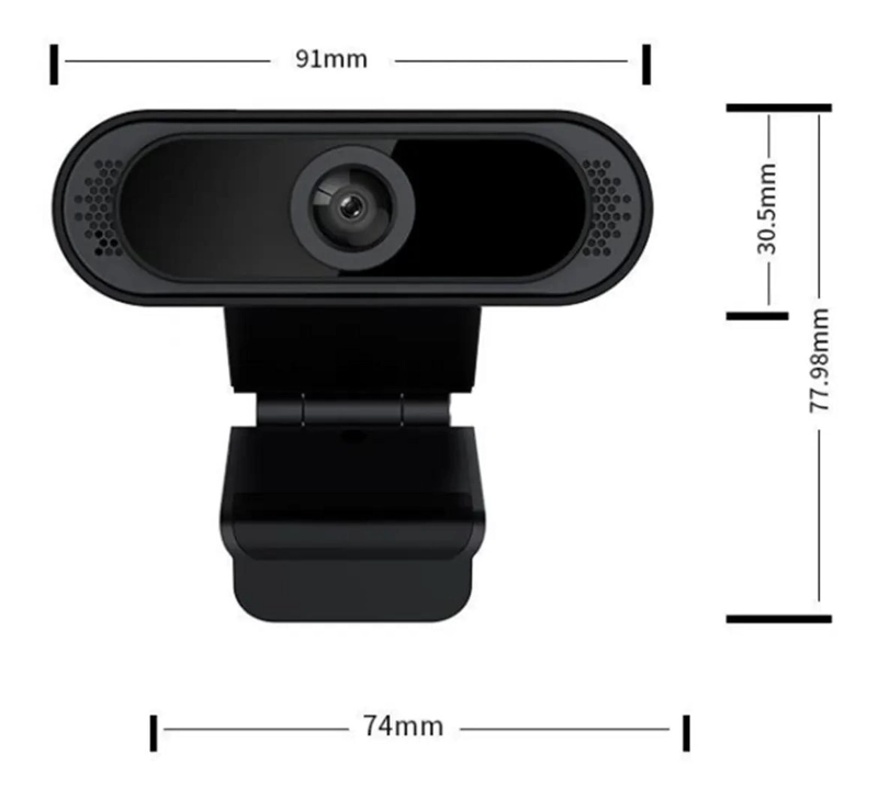CAMARA DE VIDEO HD 1080P PARA COMPUTADORA CON MICROFONO - 2
