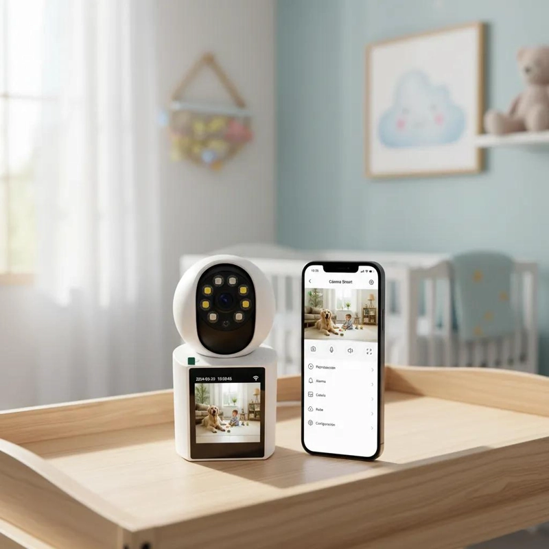 CAMARA DE SEGURIDAD WIFI 3MP CON VISION NOCTURNA Y GIRO 360 - 3
