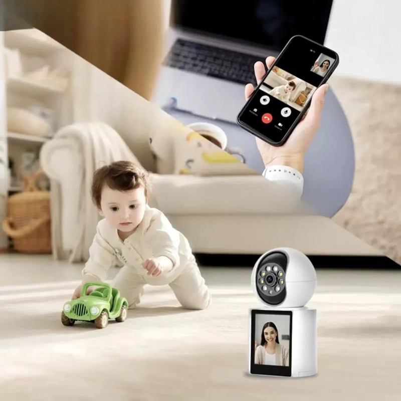 CAMARA DE SEGURIDAD WIFI 3MP CON VISION NOCTURNA Y GIRO 360 - 6