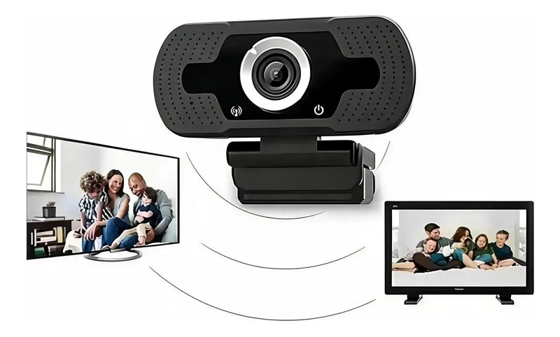 CAMARA USB CON MICROFONO PARA VIDEOLLAMADAS Y TELETRABAJO - 1
