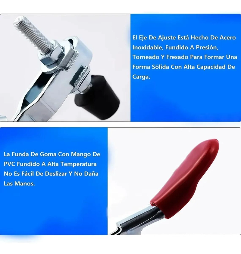 PALANCA DE SUJECION GIRATORIA CON PINZA PARA USO INDUSTRIAL - 5