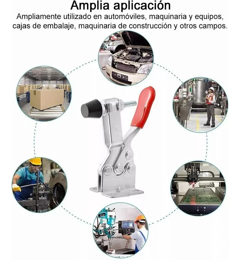 PALANCA DE SUJECION GIRATORIA CON PINZA PARA USO INDUSTRIAL - 9