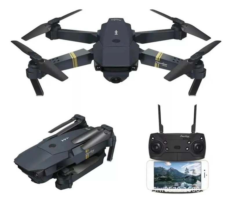 DRON 4K CON CAMARA DUAL Y CONECTIVIDAD WIFI PARA EXTERIOR - 4