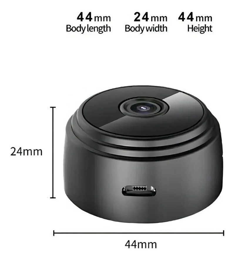 MINI CAMARA DE SEGURIDAD CON SENSOR WIFI Y VISION NOCTURNA - 2