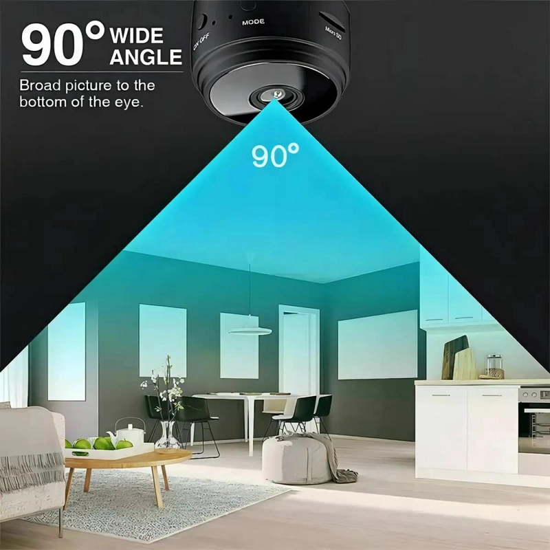 MINI CAMARA DE SEGURIDAD CON SENSOR WIFI Y VISION NOCTURNA - 5