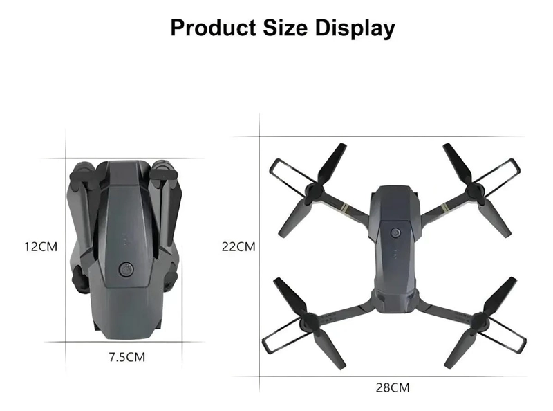 DRONE MINI PRO 4K CON DOBLE CAMARA Y ACCESORIOS INCLUIDOS - 6
