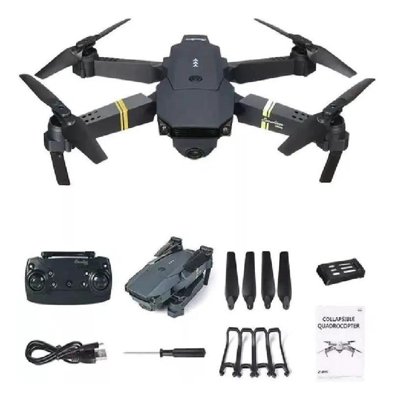 DRON PLEGABLE CON CAMARA HD 1080P Y CONTROL REMOTO - 2