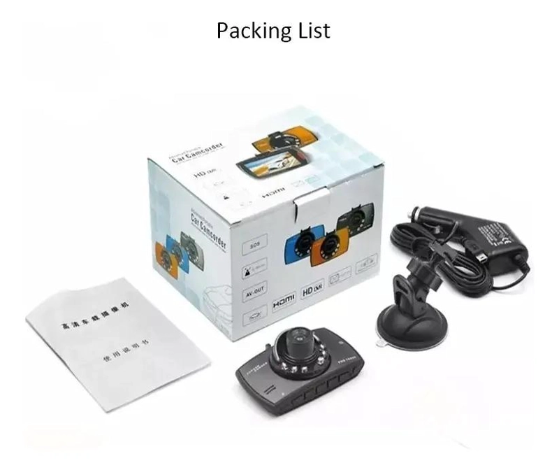 CAMARA DE SEGURIDAD PARA AUTO CON PANTALLA DE 2.7 PULGADAS - 8