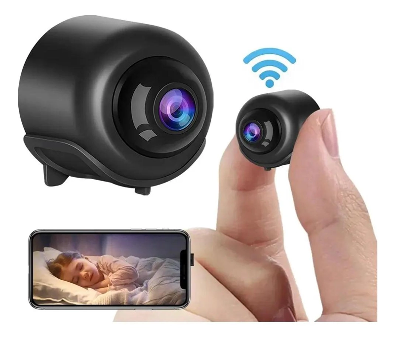 CAMARA ESPIA MINI WIFI HD 1080P CON VISION NOCTURNA - 10