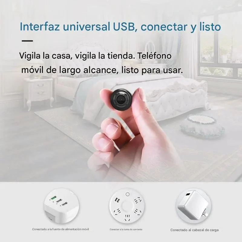 CAMARA ESPIA MINI WIFI HD 1080P CON VISION NOCTURNA - 8
