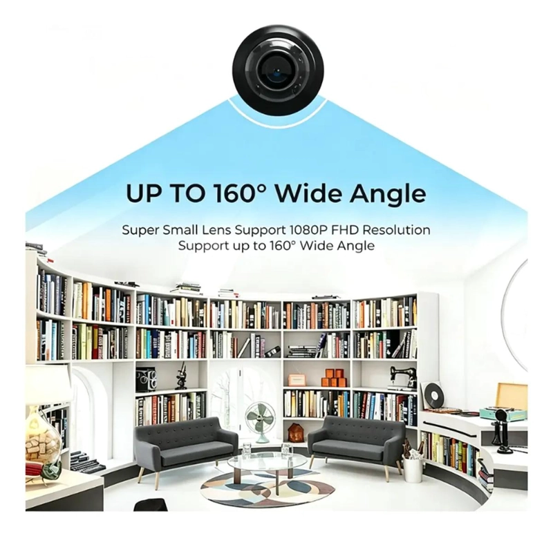 CAMARA ESPIA WIFI 1080P CON VISION NOCTURNA Y DETECCION DE MOVIMIENTO - 5