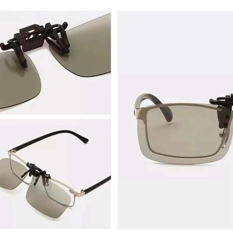 LENTES CLIP VISION NOCTURNA CON FILTRO UV Y 3 COLORES - 4
