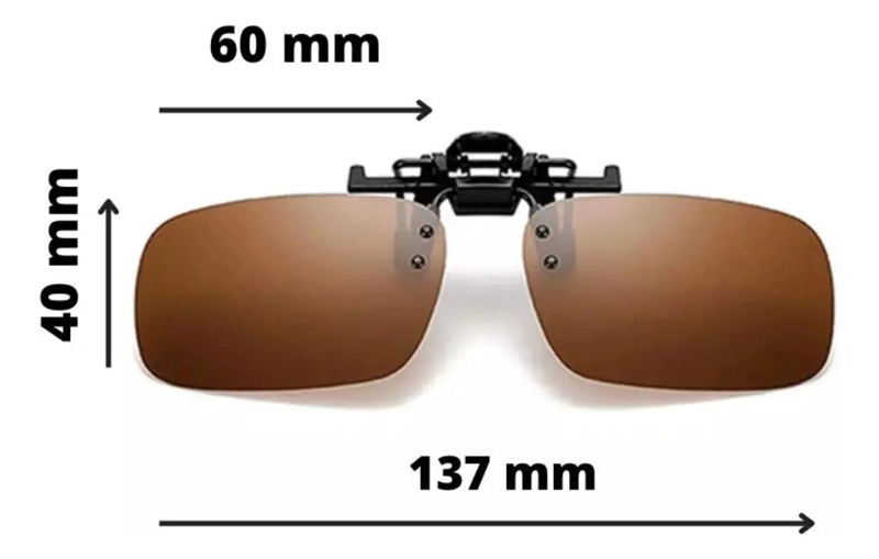 LENTES CLIP VISION NOCTURNA CON FILTRO UV Y 3 COLORES - 5