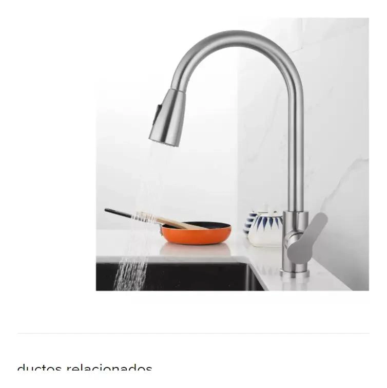 GRIFO MONOMANDO FLEXIBLE PARA LAVAPLATOS DE COCINA - 2
