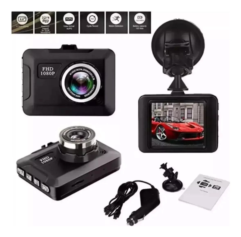 CAMARA DE SEGURIDAD PARA AUTOMOVIL CON RESOLUCION FULL HD 1080P - 2