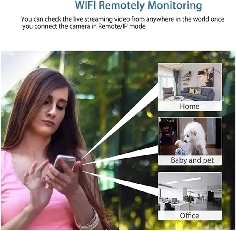 CAMARA ESPIA WIFI 1080P CON VISION NOCTURNA PARA SEGURIDAD - 6