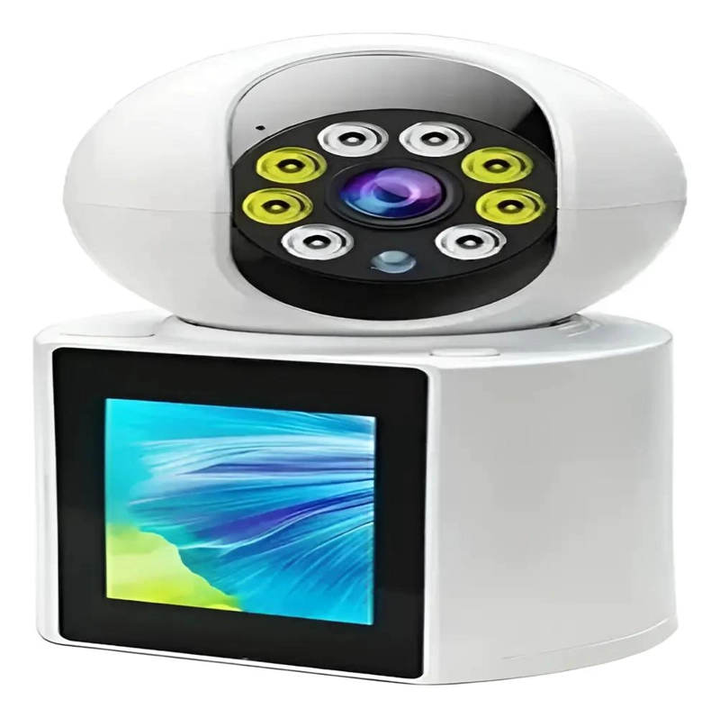 CAMARA IP WIFI CON PANTALLA PARA VIDEO LLAMADAS Y SEGURIDAD - 1