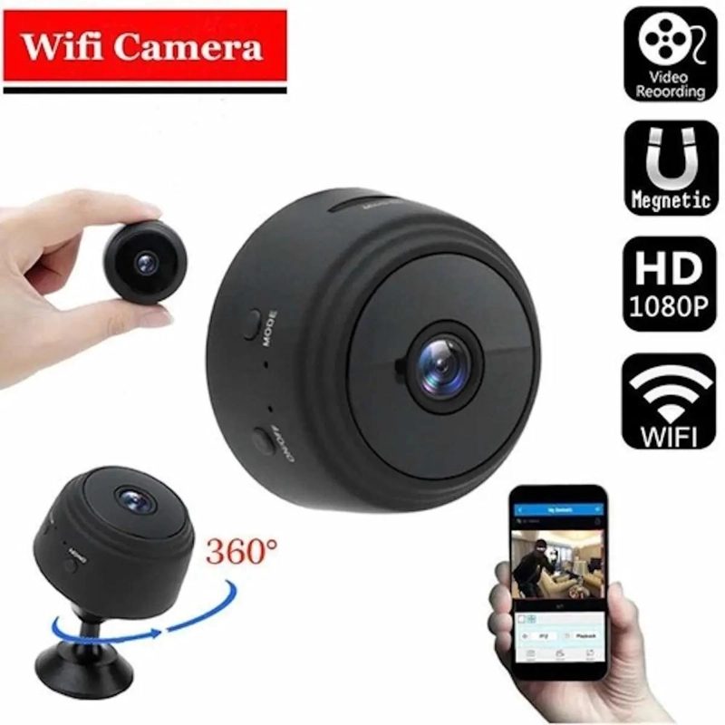 MINI CAMARA DE SEGURIDAD INALAMBRICA PARA EL HOGAR - 3