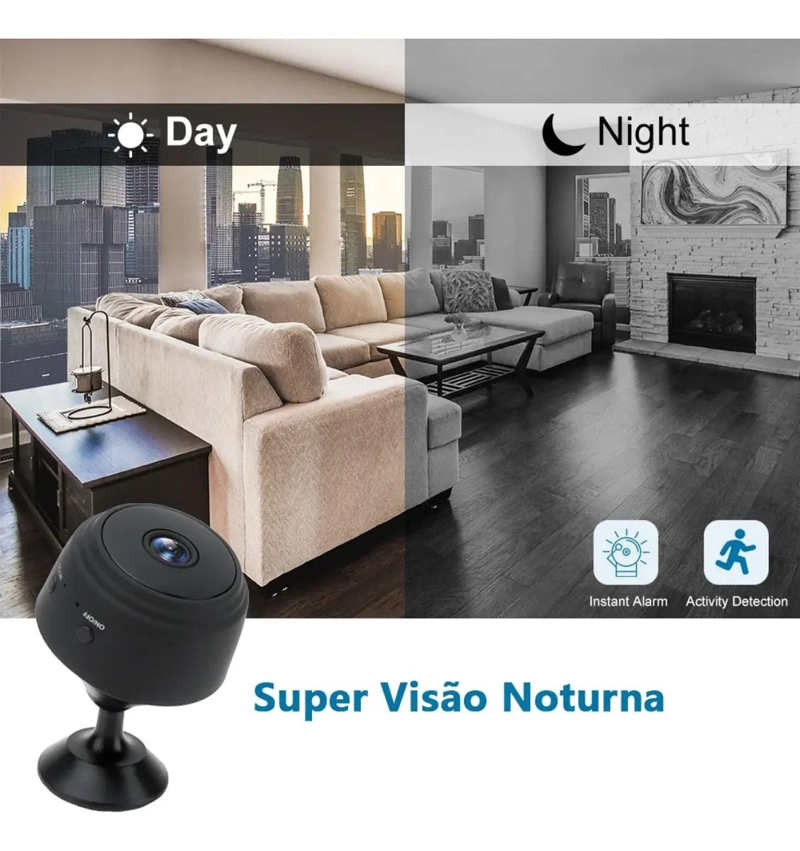 CAMARA ESPIA WIFI COMPACTA CON GRABACION DE VOZ - 4