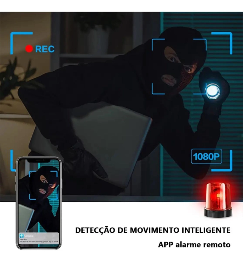 CAMARA ESPIA WIFI COMPACTA CON GRABACION DE VOZ - 6