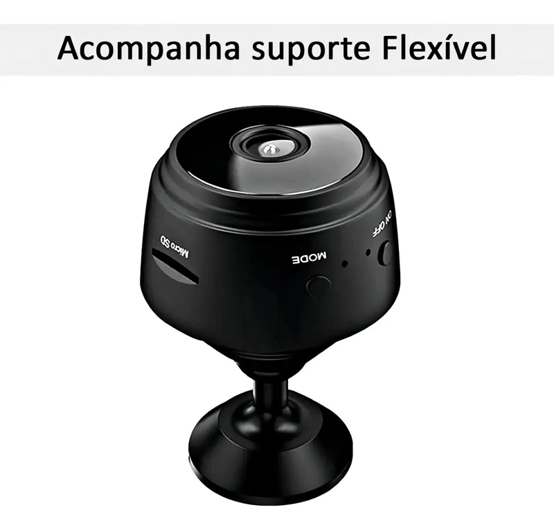 CAMARA ESPIA CON VISION NOCTURNA Y CONEXION WIFI PARA SEGURIDAD - 2