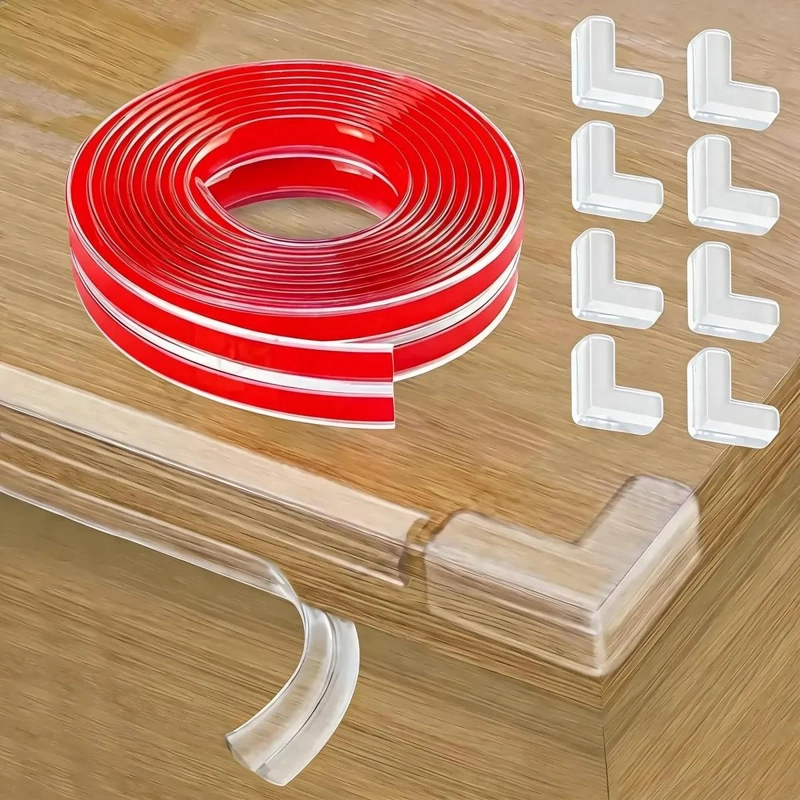 PROTECTOR DE ESQUINAS Y BORDES TRANSPARENTES PARA MUEBLES 600CM - 7