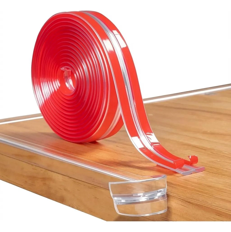 PROTECTOR DE ESQUINAS Y BORDES TRANSPARENTES PARA MUEBLES 600CM - 8