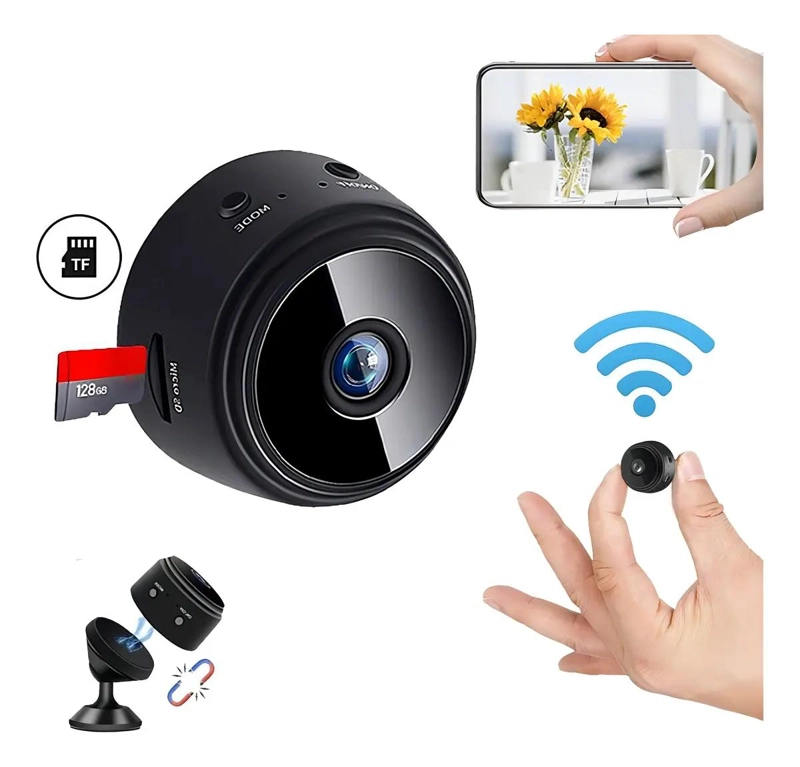 MINI CAMARA ESPIA WIFI CON SENSOR Y VISION NOCTURNA - 2